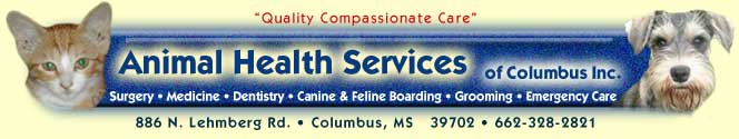 Animal Health Services - Veterinarian In Columbus Ms